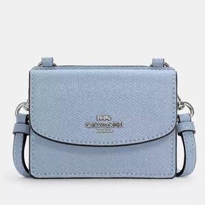 Coach Crossbody Flap Card Case on Detachable Lanyard